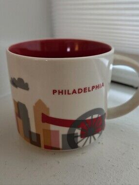 Starbucks PHILADELPHIA "You Are Here" Mug NWOT